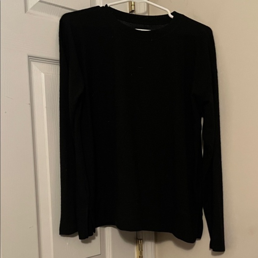 Classic Black Crew Neck Sweater